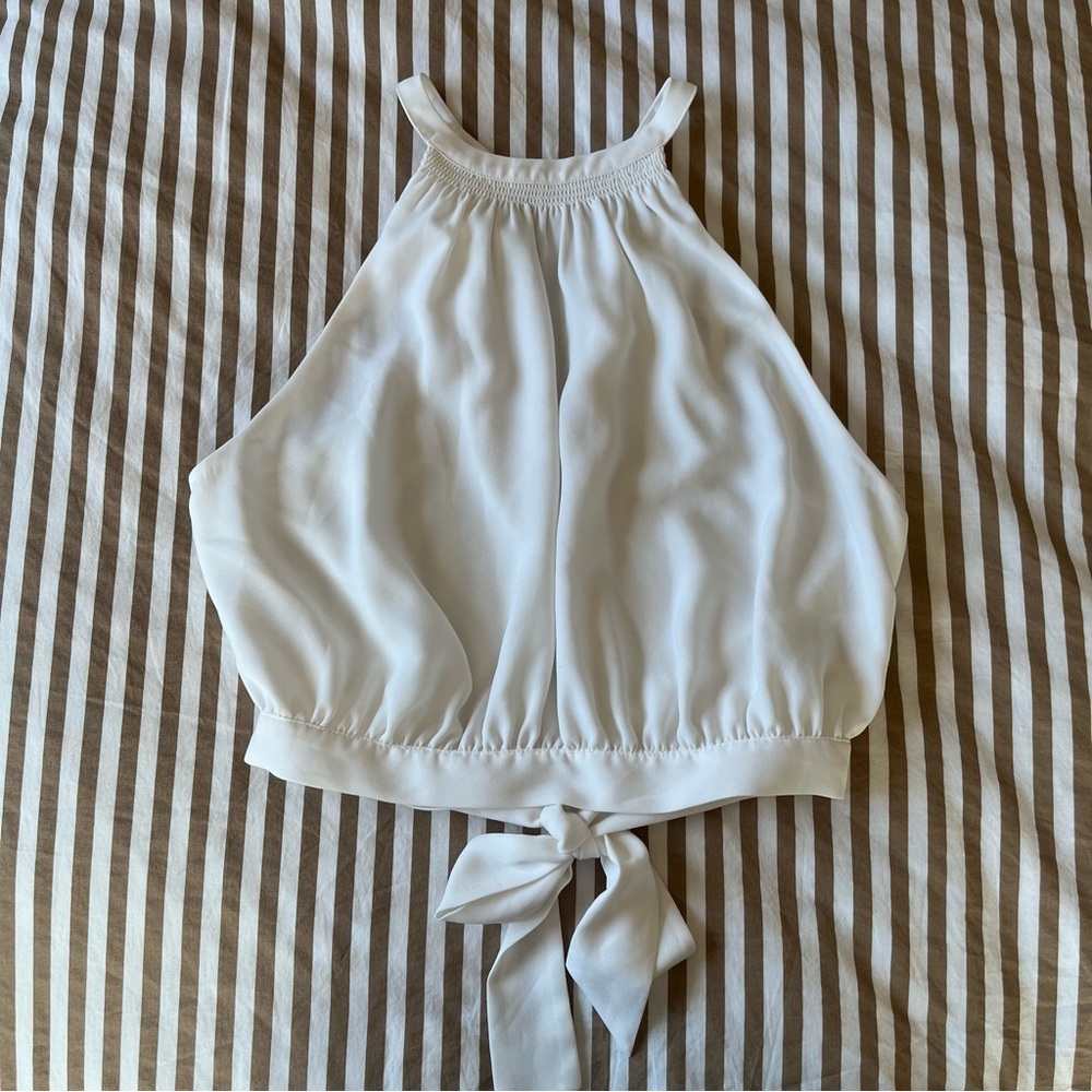 Wilfred Ivory Halter Blouse